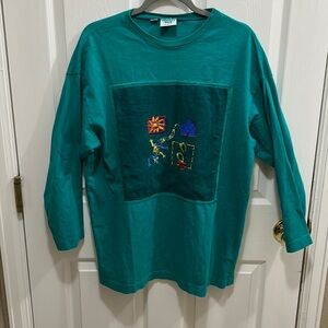 Vintage Johnny Was shirt -one size fits all.